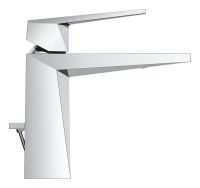 Vorschau: Grohe Allure Brilliant Einhand-Waschtischbatterie M-Size mit White Attica Caesarstone Griff-Einlage