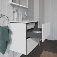 Vorschau: Duravit L-Cube Waschtischunterschrank wandhängend 62x39cm mit 2 Schubladen für ME by Starck 234263