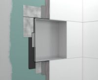 Vorschau: Hansgrohe XtraStoris Minimalistic Wandnische rahmenlos 300/300/100, schwarz matt