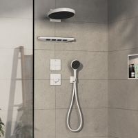 Vorschau: Hansgrohe ShowerSelect Comfort Q Thermostat Unterputz, weiß matt