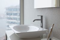 Vorschau: Duravit Viu Aufsatzbecken 60x41,5cm rechteckig, ohne Überlauf, ohne Hahnloch, WonderGliss, weiß 23586000001