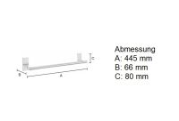 Vorschau: Smedbo Pool Handtuchstange 40cm, chrom