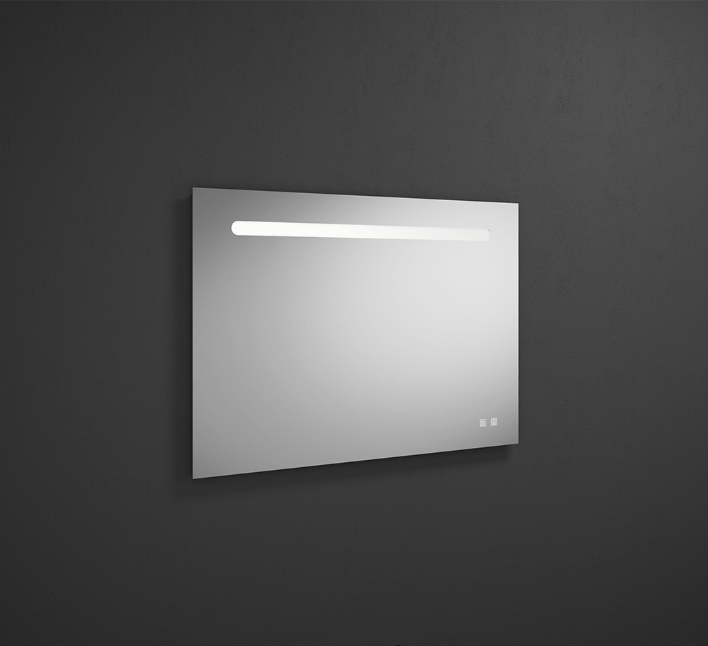 Burgbad Fiumo Leuchtspiegel Mit Horizontaler LED Beleuchtung 100x70 Cm