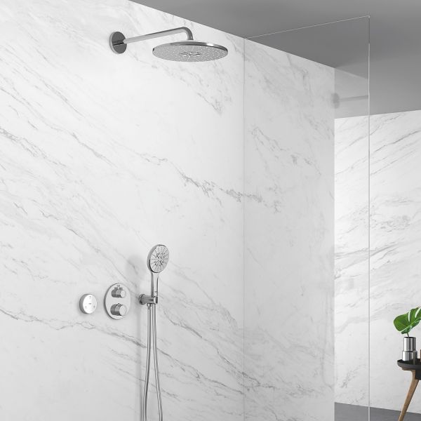 Grohe Rainshower SmartConnect 310 Kopfbrause, 2 Stahlarten, chrom 26640000 