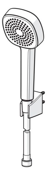 Hansa Hansabasicjet Style Handbrausen-Set, 1-strahlig, chrom