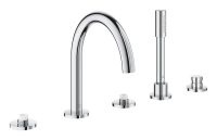 Grohe Atrio 5-Loch-Wannen-Kombination für Atrio Hebelgriffe 48464-5/48651, chrom 25224000