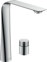 Duravit D.1 2-Loch-Waschtischarmatur XL mit Drehgriff, chrom D111300090102