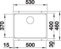 Vorschau: Blanco SILGRANIT® Etagon 500-U Küchenspüle ohne Ablauffernbedienung