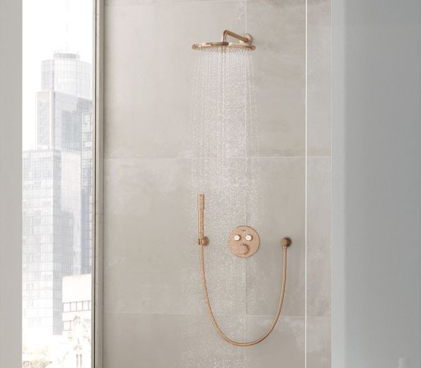 Grohe Grohtherm SmartControl Duschsystem m. Rainshower 310, warm sunset gebürstet 29119DL0, 26465DL0, 26066DL0