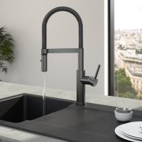 Villeroy&Boch Steel Expert 2.0 Küchenarmatur aus Edelstahl, anthracite 92800005