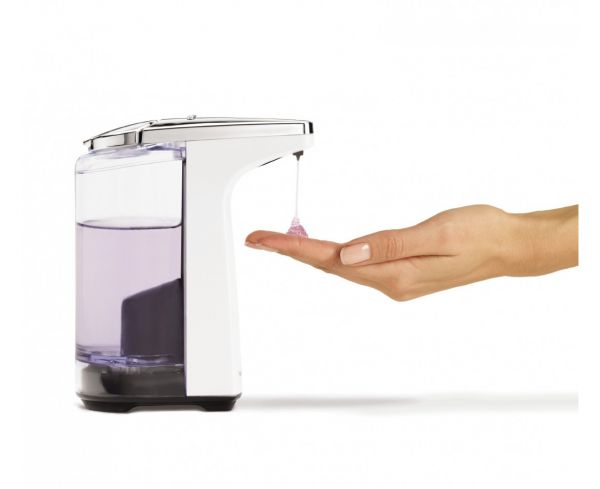 simplehuman Sensorspender 237ml, berührungslos, batteriebetrieben, mit Füllstandsfenster