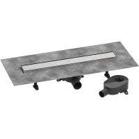 Vorschau: RainDrain Go Komplettset Duschrinne 60cm befliesbar für Standard-/flache Installation, edelstahl gebürstet 56271800