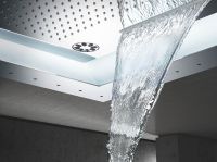 Vorschau: Grohe Rainshower Aqua 40" AquaSymphony Deckenbrause mit LED-Beleuchtung, 6+ Strahlarten, chrom