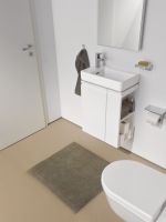 Laufen Pro S Waschtischunterbau 47cm, 1 Tür, 1 Seitenablage rechts, weiß glänzend 48300.1 4830010954751