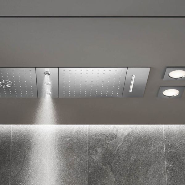 Grohe Rainshower Aqua Mono Deckenbrause inkl. Rohbau-Set, 1 Strahlart, chrom