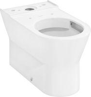 Hansgrohe EluPura Original S Stand WC für Spülkasten, AquaChannel Flush, Abgang waagerecht/senkrecht, weiß 60135450