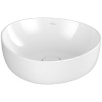 Vorschau: Villeroy&Boch Antao Aufsatzwaschtisch 40x39,5cm CeramicPlus weiß 4A7240R1