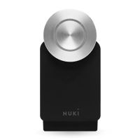 Vorschau: Nuki Smart Lock Pro Black 4. Generation mit Matter, WLAN-Modul und Power Pack