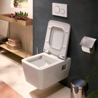 Vorschau: Hansgrohe EluPura Original Q Wand-WC Set mit WC-Sitz, Softcube, weiß