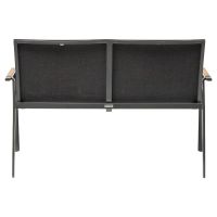 Vorschau: KETTLER DINING DIAMOND 2er Bank anthrazit charcoal 0103911-7500