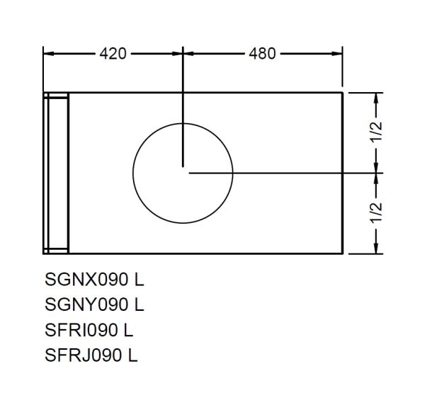 Burgbad Junit Badmöbel-Set 90cm, Leuchtspiegel, Keramik-Aufsatzwaschtisch rund und WT-Unterschrank