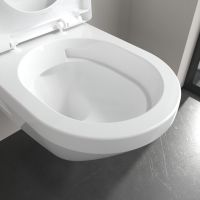 Vorschau: Villeroy&Boch Architectura Wand-Tiefspül-WC, spülrandlos mit TwistFlush[e³], weiß