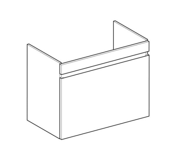 Geberit Renova Plan Unterschrank für Waschtisch mit 1 Schublade und 1 Innenschublade, Breite 85cm _1