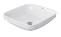 Vorschau: Duravit DuraStyle Unterbauwaschtisch quadratisch 40x40cm, mit Überlauf, ohne Hahnloch, weiß 0373370000