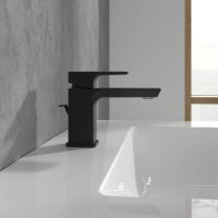 Villeroy&Boch Subway 3.0 Einhebel-Waschtischarmatur, Ausladung 112mm schwarz matt