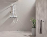 Vorschau: Grohe Rainshower Aqua Pure Duschsystem 15 l/min mit Thermostat, rund