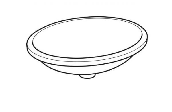 Geberit VariForm Unterbauwaschtisch ohne Überlauf oval, Breite 56cm, weiß 500755012_2