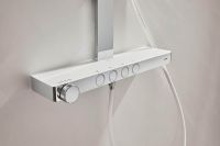 Vorschau: Grohe Rainshower Aqua Pure Duschsystem mit Thermostatbatterie, Kopfbrause eckig, 15 l/min