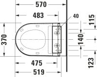 Vorschau: Duravit SensoWash® Classic Dusch-WC Sitz