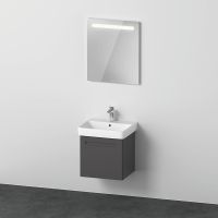 Duravit No.1 Badmöbel-Set 55cm mit Waschtisch, Spiegel, 1 Auszug und Innenschublade N10152049490000