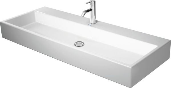 Duravit Vero Air Waschtisch 120x47cm, mit 1 Hahnloch, ohne Überlauf, geschliffen, weiß 2350120071