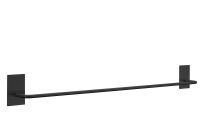 Smedbo selbstklebende Handtuchstange 62,5cm, schwarz BB1036 