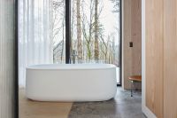 Vorschau: Duravit Zencha freistehende Badewanne oval 160x85cm, Mineralguss, weiß 700462000000000