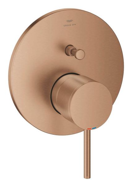 Grohe Atrio Einhand-Wannenbatterie, warm sunset gebürstet 24355DL0