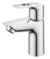 Vorschau: Grohe BauLoop Waschtischarmatur S-Size mit Push-Open Ablaufgarnitur, LowFlow 3,5 l/min, chrom