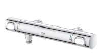 Vorschau: Grohe Grohtherm 500 Thermostat-Brausebatterie ohne Anschlüsse, chrom