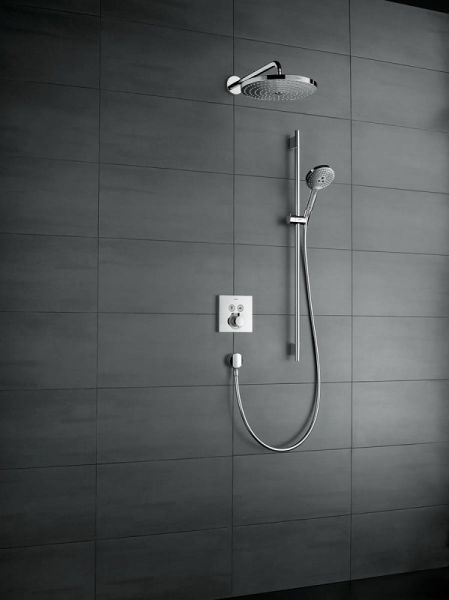 Hansgrohe Raindance Select S 300 2jet Kopfbrause mit Brausearm, 39cm, chrom