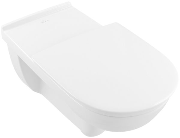 Villeroy&Boch ViCare Wand-WC mit DirectFlush, Abgang waagrecht, Combi-Pack, weiß 460182011