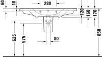 Vorschau: Duravit D-Neo Waschtisch rechteckig 100,5x48cm, mit Überlauf, mit Wondergliss, weiß 23671000601