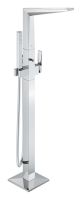 Grohe Allure Brilliant Einhand-Wannenarmatur freistehend mit White Attica Ceasarstone Einlagen, chrom 24423000