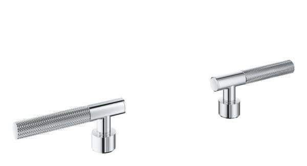 Grohe Atrio Hebelgriffe mit Rändelstruktur für Atrio 21134-140/20587-93/25227, 48646000