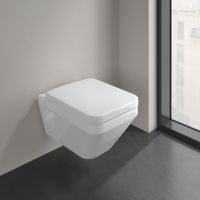 Villeroy&Boch Architectura Wand-Tiefspül-WC, spülrandlos mit TwistFlush[e³], softcube, weiß 5685C001