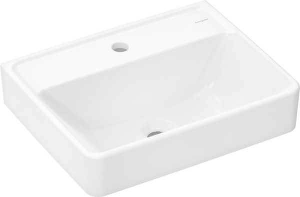 hansgrohe Xanuia Q Handwaschbecken 50x39cm, weiß