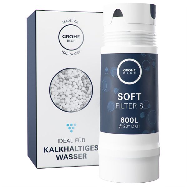 Grohe Blue® BWT Soft Filter 600 Liter, S-Size, filtert Schwermetalle & Kalk