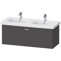 Duravit XBase Waschtischunterschrank 115cm, mit 1 Auszug, passend zu Doppelwaschtisch D-Code 034812 XB607304949