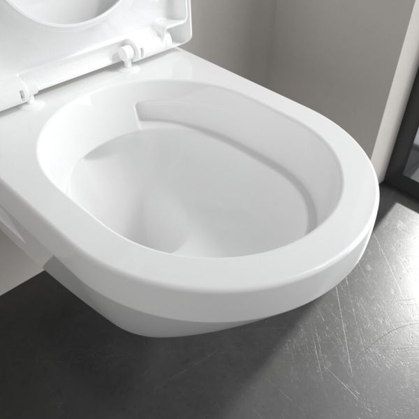 Villeroy&Boch Architectura Wand-Tiefspül-WC, spülrandlos mit TwistFlush[e³], weiß